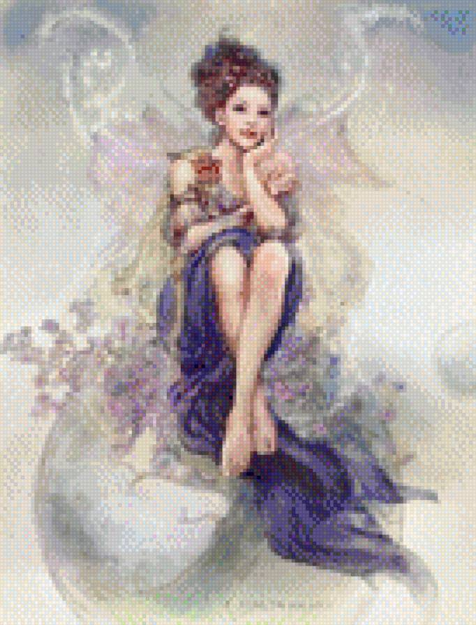 Фея - нежность, фея, фэнтези - предпросмотр