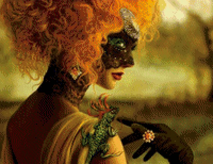 Загадка - леди, загадка, маска - предпросмотр