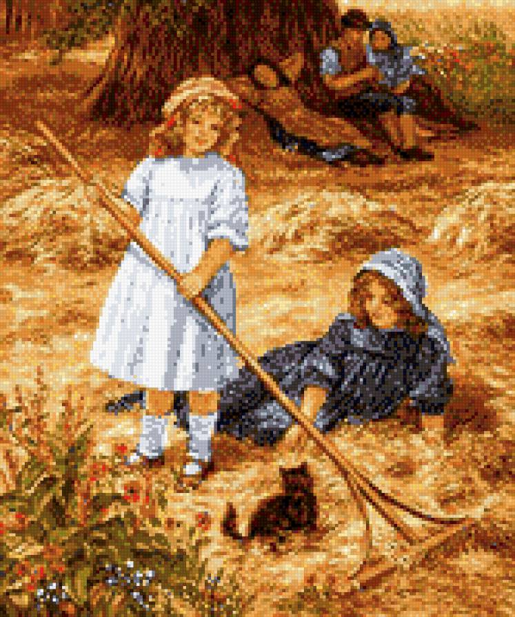 осень - природа, дети, осень - предпросмотр