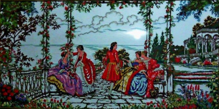 беседа - люди, природа, отдых - оригинал