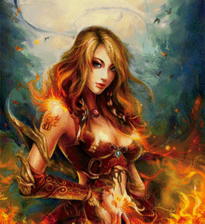 Амазонка - фентази, амазонка, воин, женщина - предпросмотр