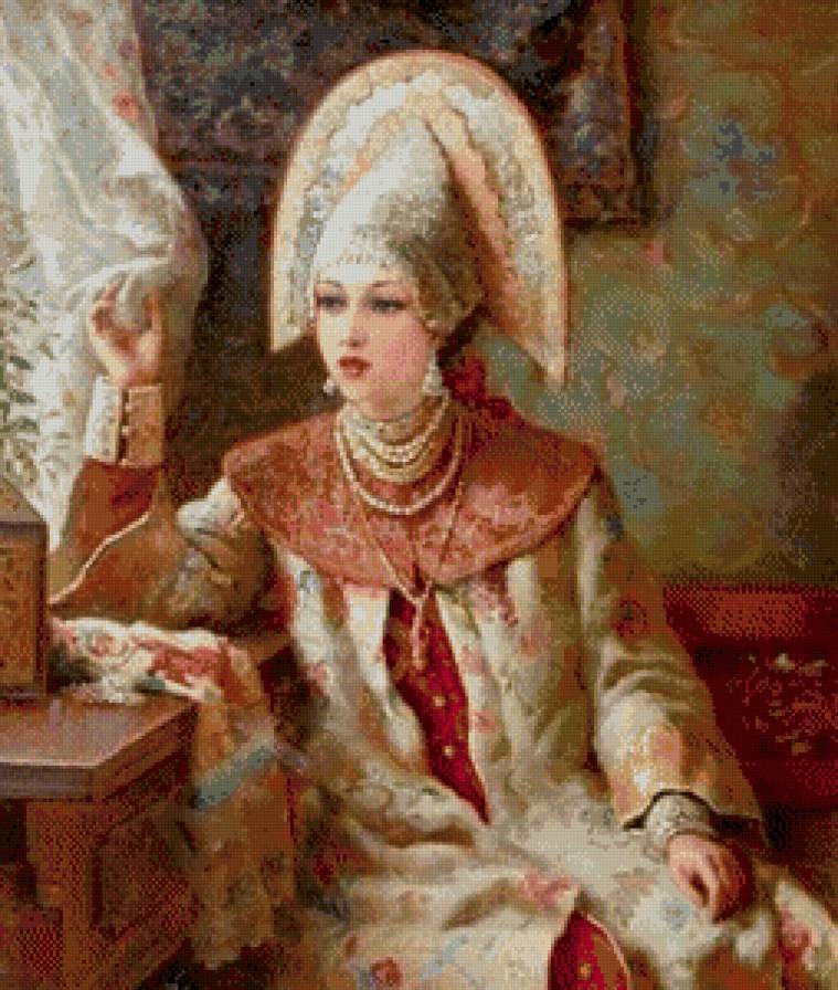 серия "русская красавица" - девушка, красавица - предпросмотр