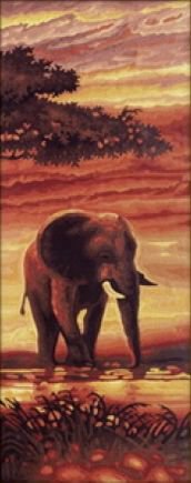 Триптих слоны 3 часть - слоны, природа, триптих - оригинал