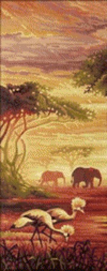 триптих слоны 1 часть - слоны, триптих, природа - предпросмотр