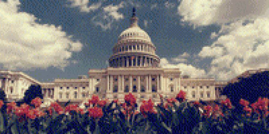 Белый дом. Вашингтон - белый дом, сша, вашингтон - предпросмотр