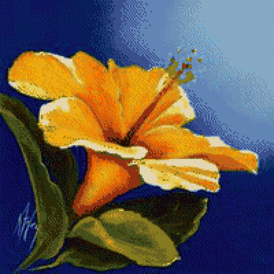 цветок на подушку - предпросмотр