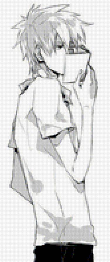 Парень. - аниме, парень. - предпросмотр