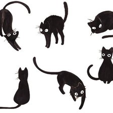 Схема вышивки «Котейки:з»