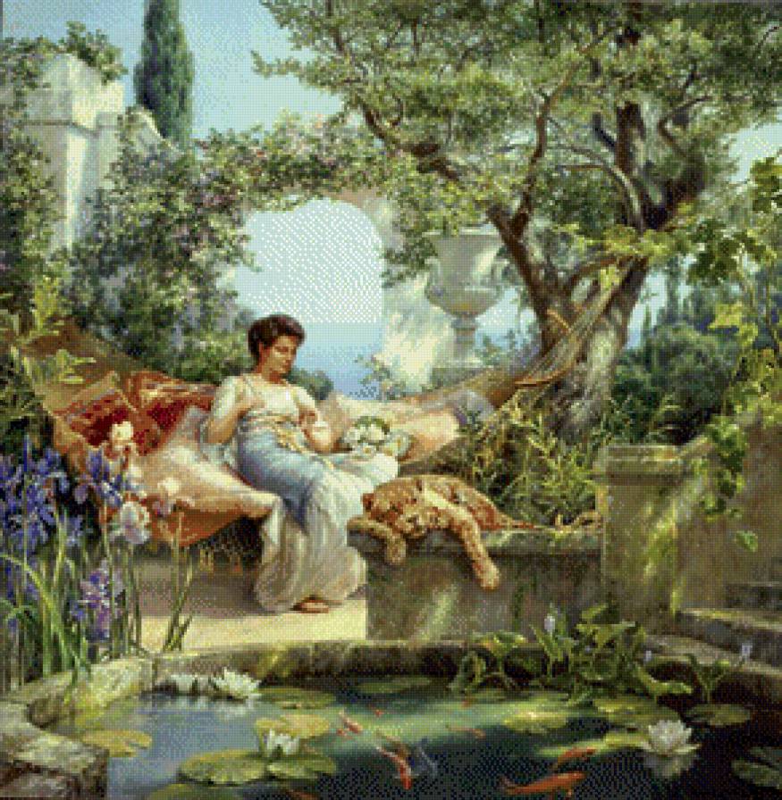 Прекрасный сад - сад, пейзаж - предпросмотр