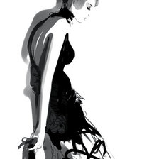 Схема вышивки «девушка»