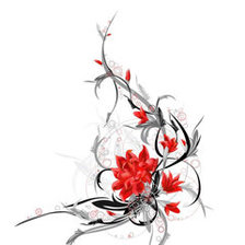 Схема вышивки «Аленький цветочек»