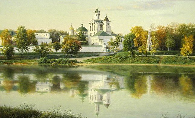 Белая русь - пейзажи, храмы, русь, россия - оригинал