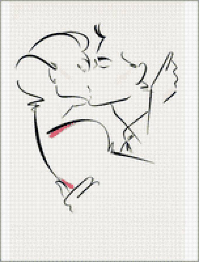 Пара - силуэты - предпросмотр