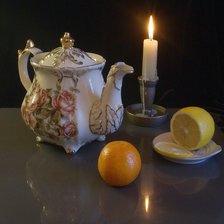 Оригинал схемы вышивки «вечерний чай» (№549410)