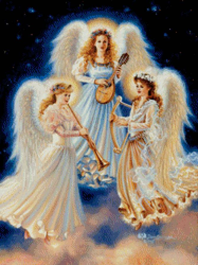 Ангелы - ангелочки - предпросмотр