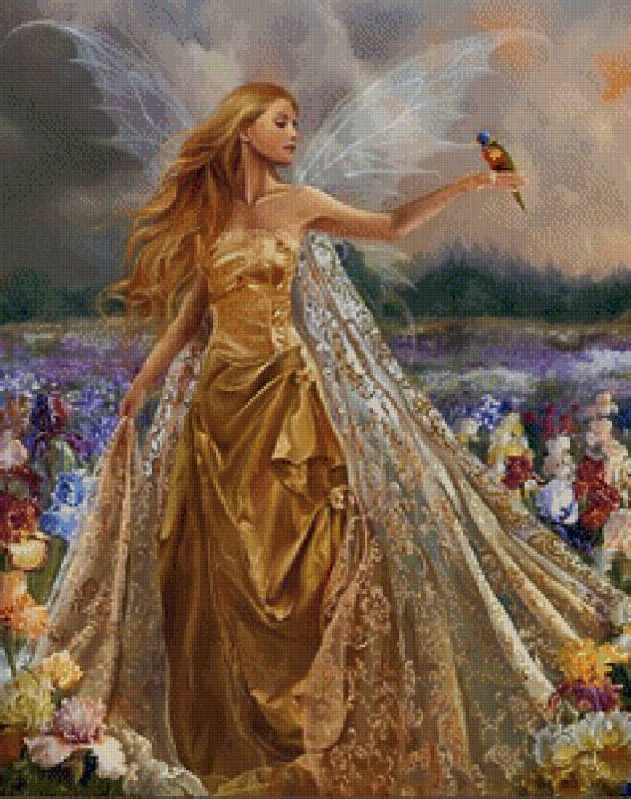 Девушка - времена года - предпросмотр