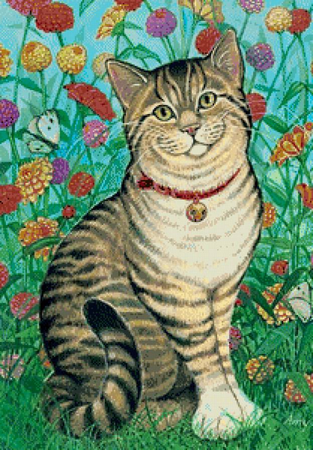 Кискин портрет - кошки, животные - предпросмотр