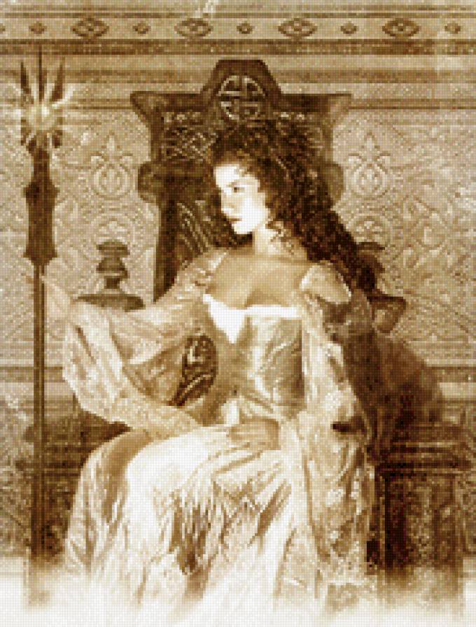 царица ночи - кошка, девушка - предпросмотр