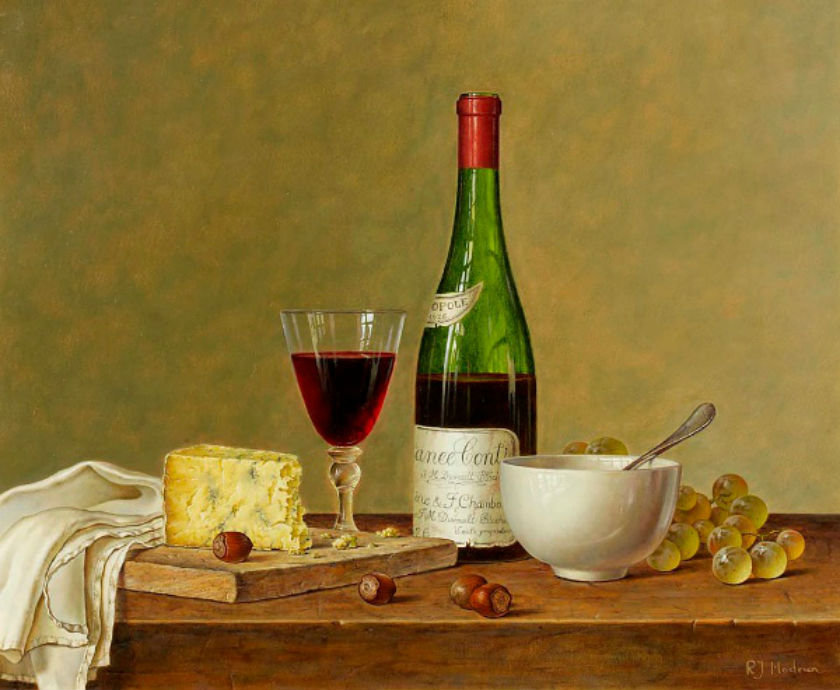 Вино с фруктами - натюрморты - оригинал