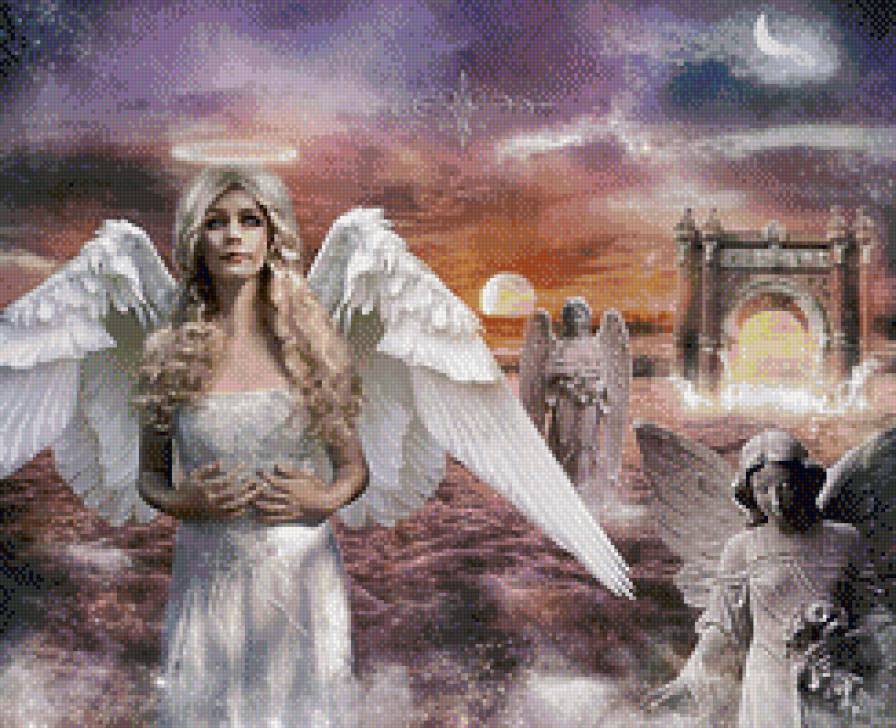 ангел - ангел, девушка - предпросмотр