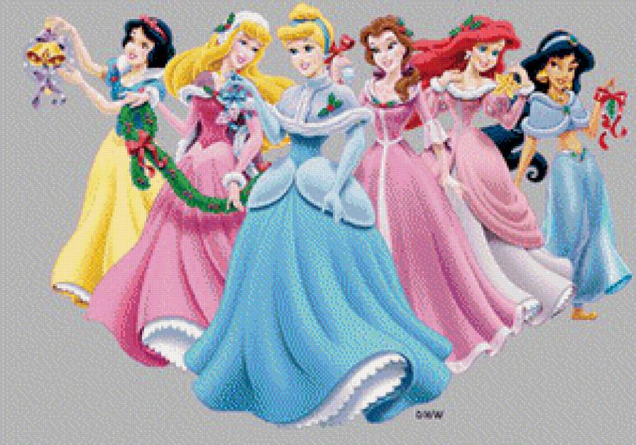 Новогодние принцессы - предпросмотр