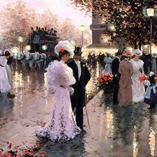 Схема вышивки «Старый Париж»