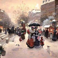 Схема вышивки «Старый Париж»