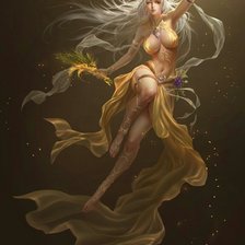 Схема вышивки «девушка»