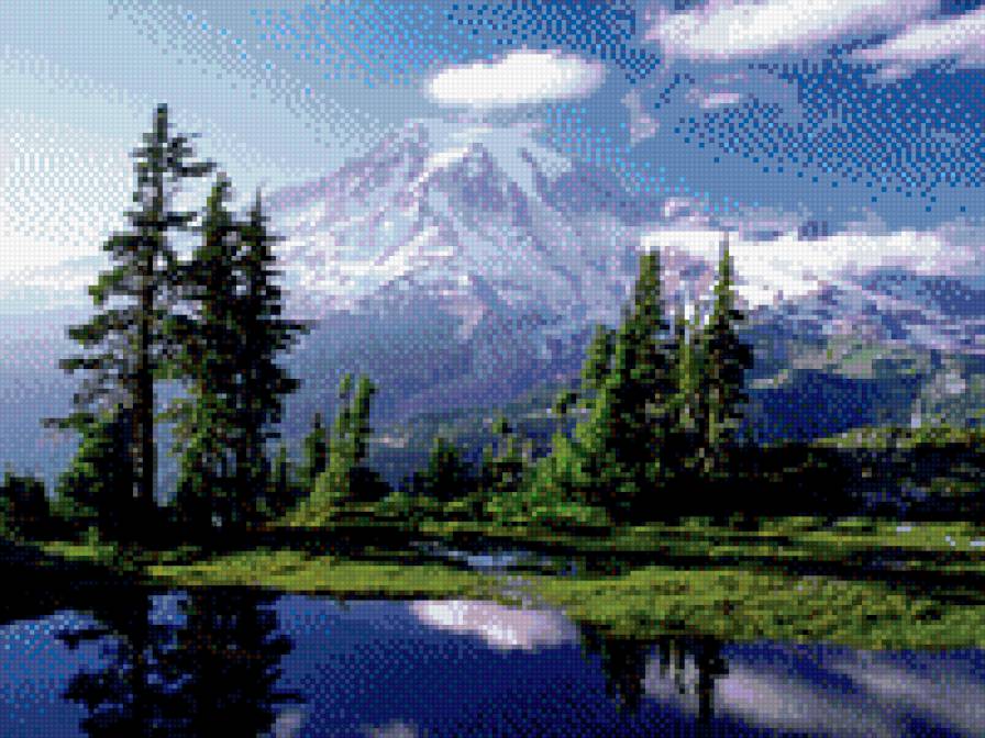 Горный воздух - природа, пейзаж, горы - предпросмотр