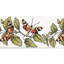 Оригинал схемы вышивки «Бабочки» (№551072)