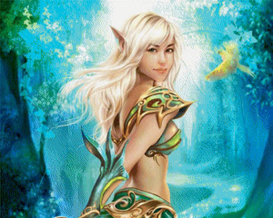 Эльф - фэнтази, эльфы - предпросмотр