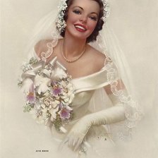 Оригинал схемы вышивки «невеста» (№551136)