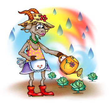 козочка - коза, животное - оригинал