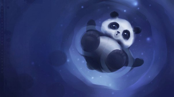 Панда - звери - оригинал