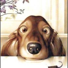 Схема вышивки «Песик»