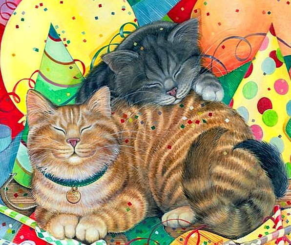 Домашние любимцы - животные, кошки - оригинал