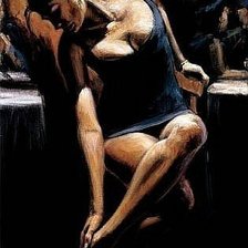 Схема вышивки «Девушка»