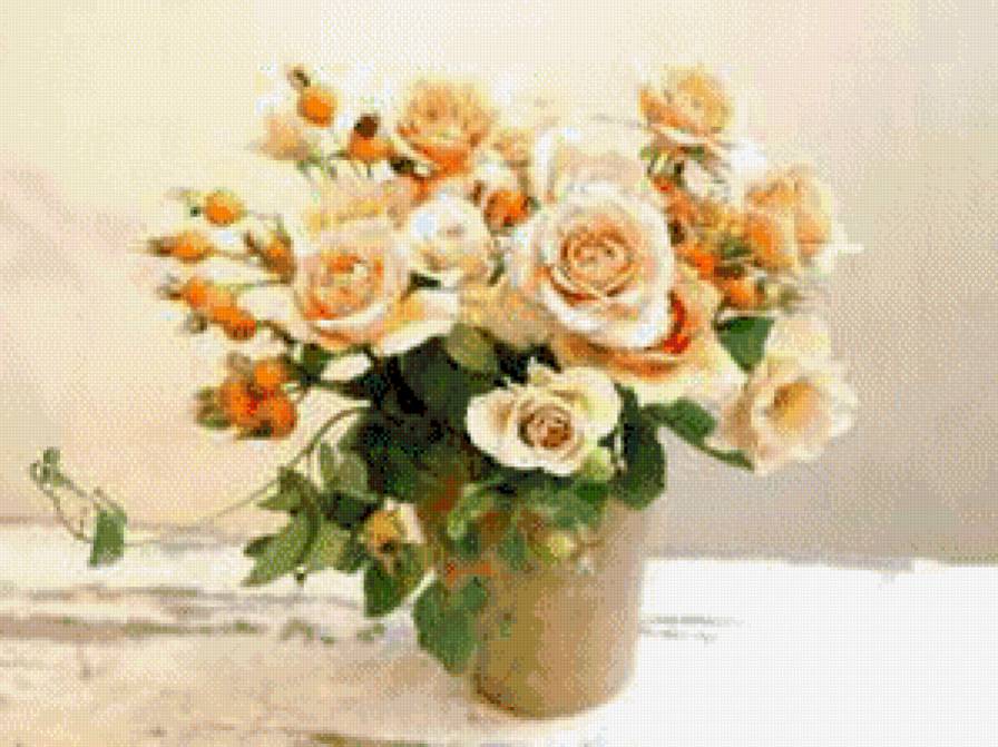 Цветы любви на столе - предпросмотр