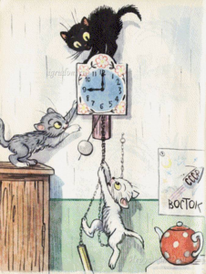 №551891 - сутеев, котята, детское, персонаж - предпросмотр