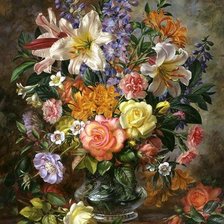 Схема вышивки «THE GLORY OF SUMMERTIME»