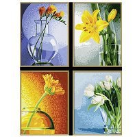 Схема вышивки «цветы»