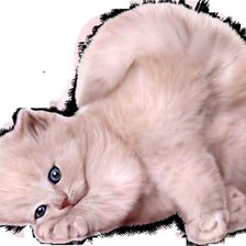 Схема вышивки «мяу»