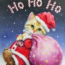 Схема вышивки «Котенок»