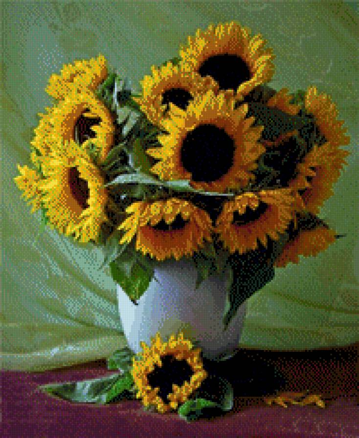 подсолнухи - предпросмотр