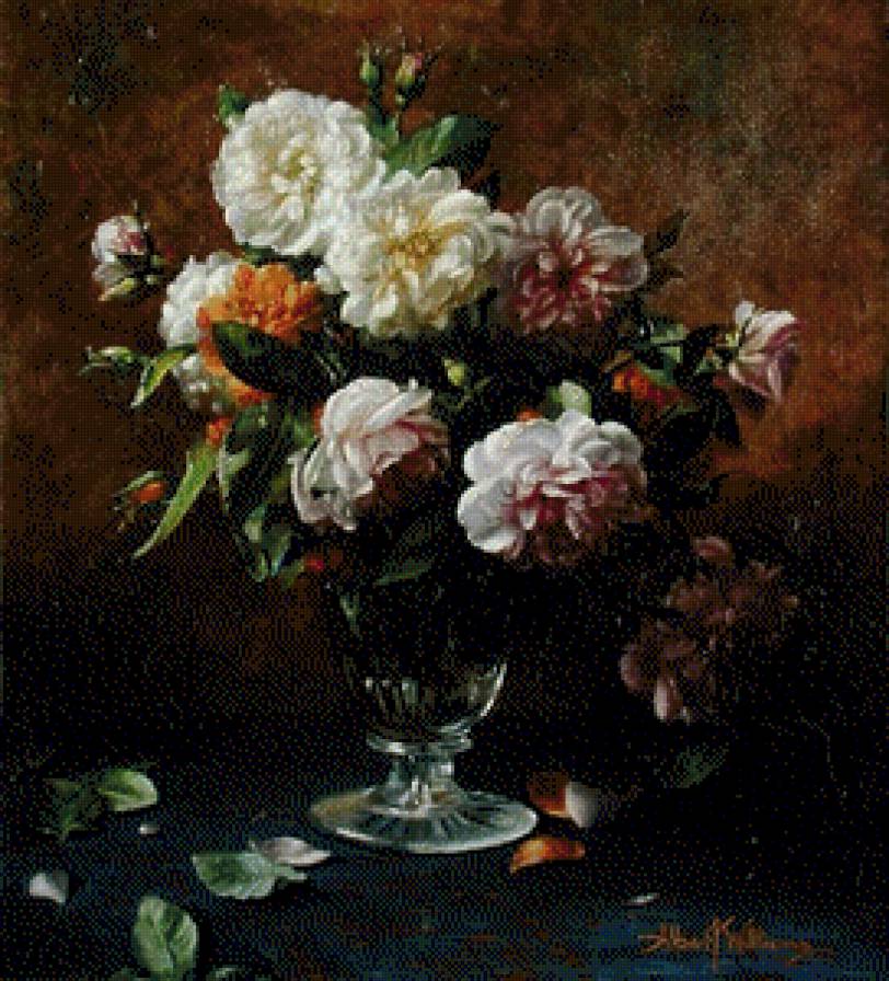 A GATHERING FROM AN OLD ROSE GARDEN - предпросмотр