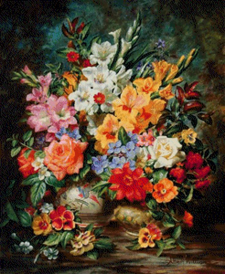 GARDEN FLOWERS OF AUGUST - предпросмотр