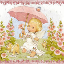 Схема вышивки «Под зонтом»