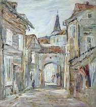 Схема вышивки «Город»