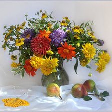 Схема вышивки «Цветы»