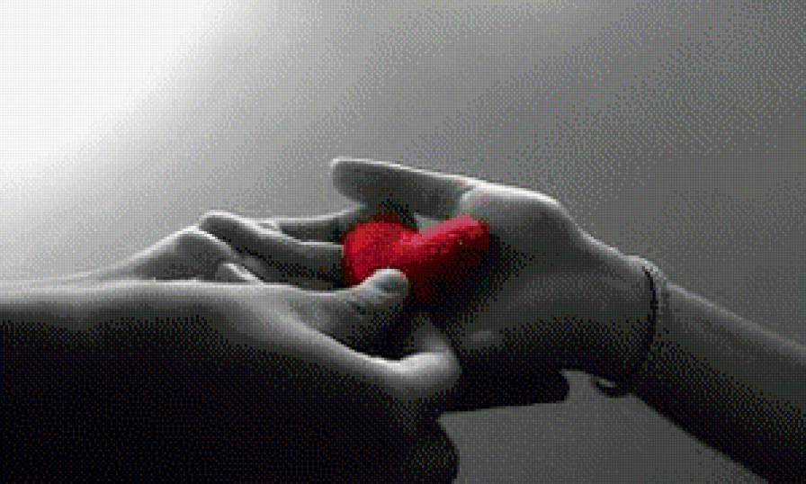 Любовь - любовь, люди, монохром - предпросмотр